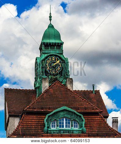 The Art Nouveau Spa House in Bad Nauheim, Germany