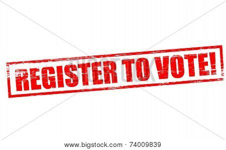 Register To Vote