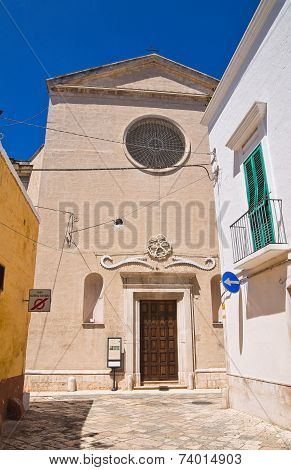 Church of Rosary. Fasano. Puglia. Southern Italy.