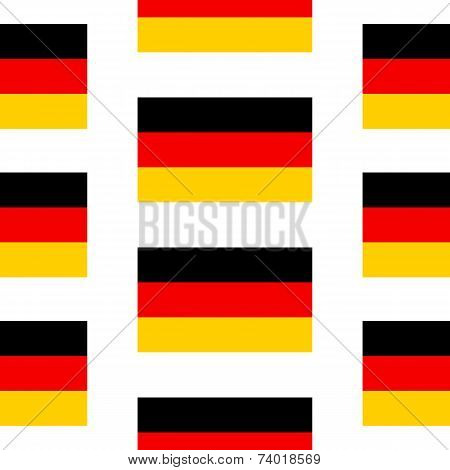 Germany Flag Seamless Pattern