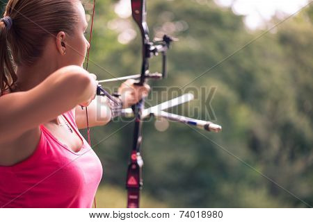 Woman with the bow
