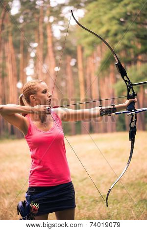Woman with the bow