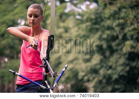 Woman with the bow