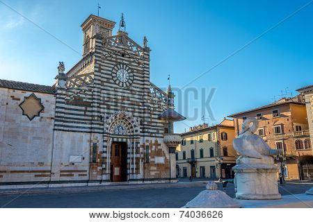 Cathedral Santo Stefano Of Prato In Italy