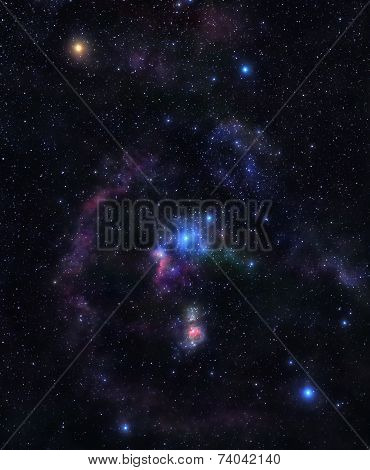 Shining Stars Of Orion