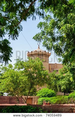 Outside View Of Umaid Bhawan Palace Of Rajasthan