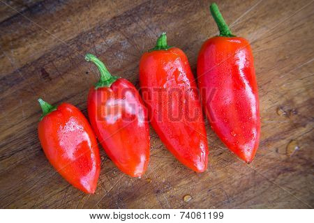 Fresh Red Peppers