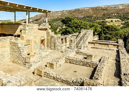 Panorama of Labyrinth in Knossos Palace