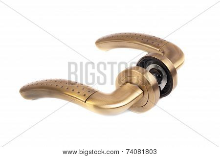 Doorhandle Isolated On White Background