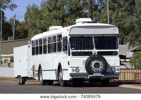 Old Bus Converted Into A Camper