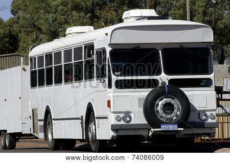 Old Bus Converted Into A Camper