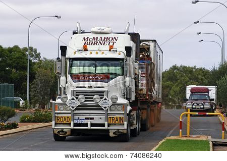 Huge Truck Through