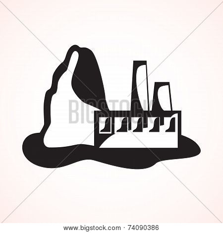 Industrial plant  vector