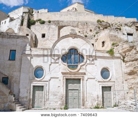 Iglesia de San Pietro Barisano. Sassi de Matera. Basilicata.