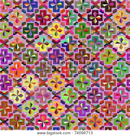 Seamless Pattern,from Different Geometric Shape