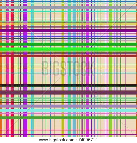 Seamless Pattern Reminded Scottish Fabric