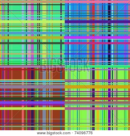 Seamless Pattern Reminded Scottish Fabric