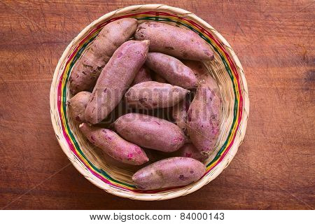 Raw Purple Sweet Potato
