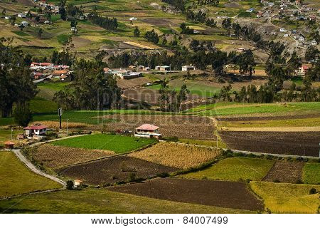 Ingapirca town in Canar Ecuador
