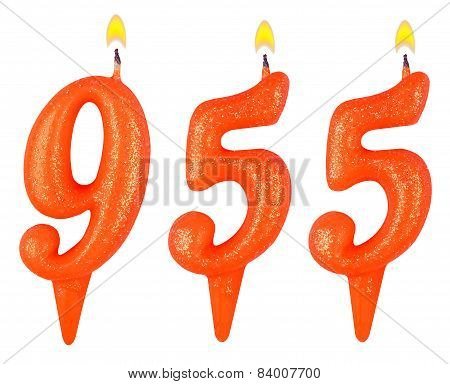 Candles Number Nine Hundred Fifty-five
