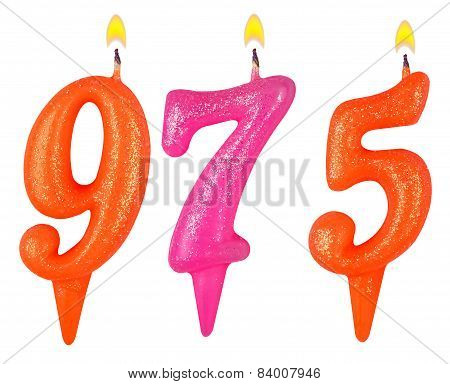 Candles Number Nine Hundred Seventy-five