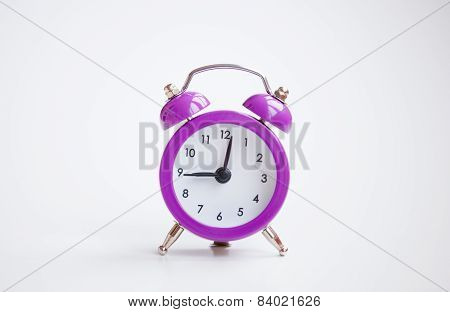 Alarm Clock On White Background.