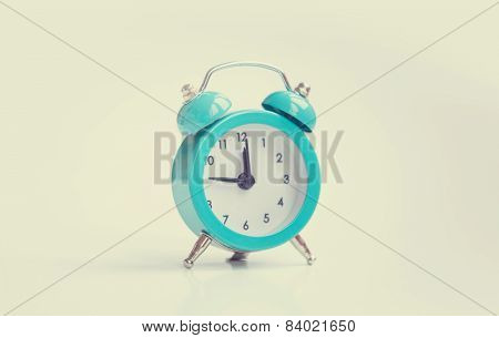 Alarm Clock On White Background.