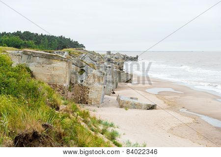 Demolished Military Fortifications In Liepaja,