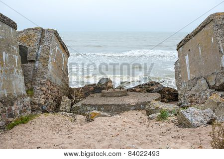 Demolished Military Fortifications In Liepaja,