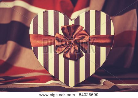 Valentines Gift In Heart Shape.