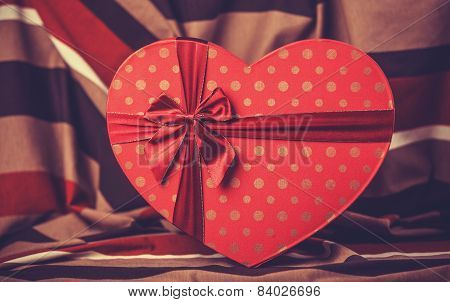 Valentines Gift In Heart Shape.
