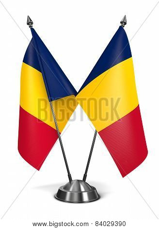 Chad  - Miniature Flags.