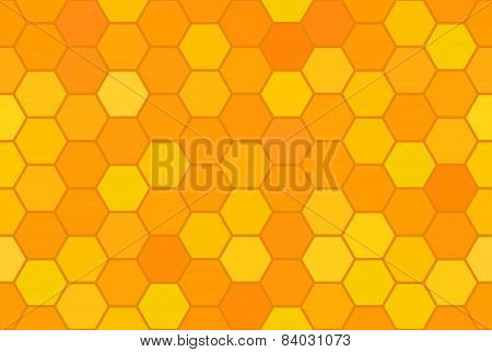 Abstract Honeycomb Seamless Pattern