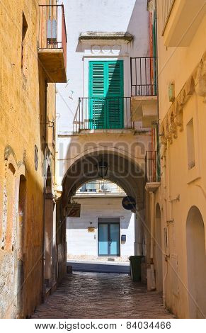 Alleyway. Fasano. Puglia. Italy.