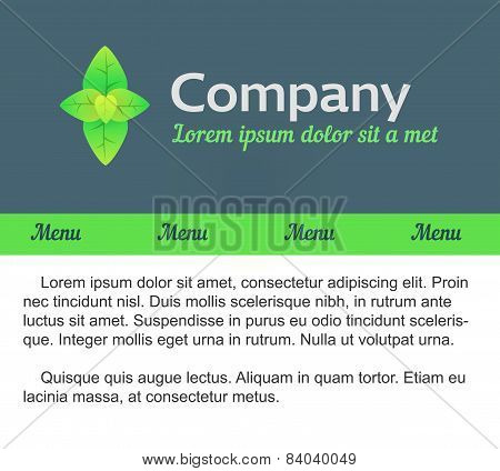 Logo And Template Webdesign