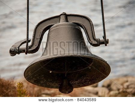 black iron bell