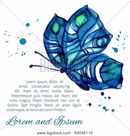 Watercolor Butterfly