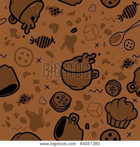 Endless Coffee Pattern