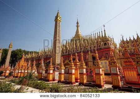 Thambuddhei Paya - Buddhist temple in Monywa Myanmar