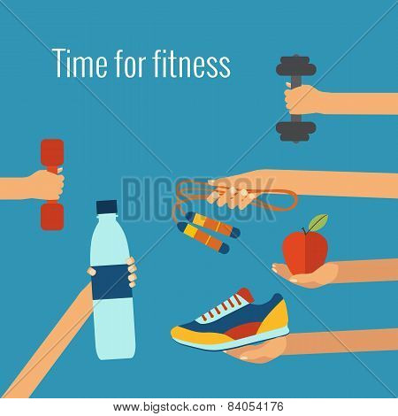 Fitness concept