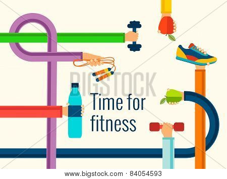 Fitness concept