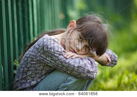 Sad Little Girl