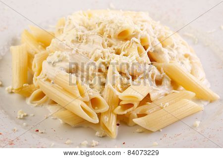 Italian Pasta With Parmigiana Cheese