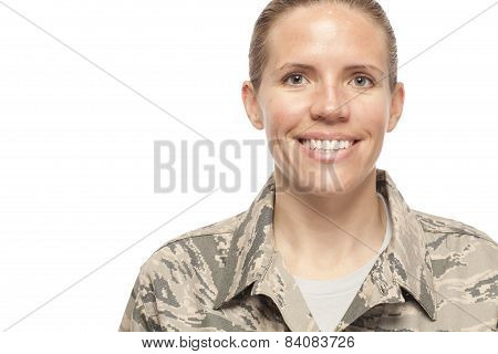 Portrait Of Female Airman