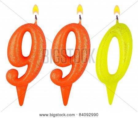Candles Number Nine Hundred Ninety