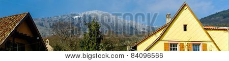 Traditional Alsace Country House, Spring Day