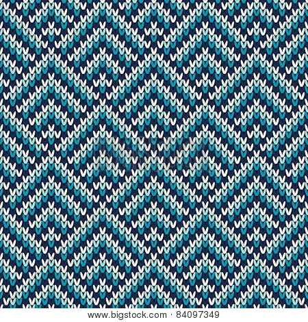 Knitted Sweater Design. Seamless Pattern