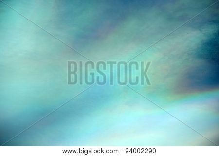 Beautiful Iridescent Colorful Cloud
