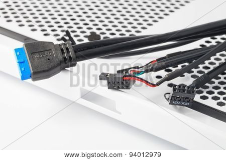 PC front panel cables