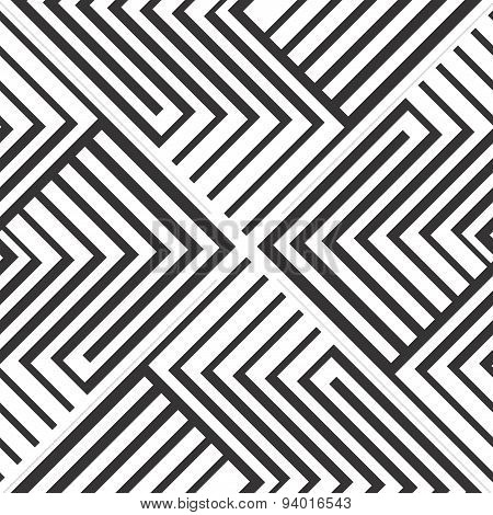 Seamless background in zigzag stripes